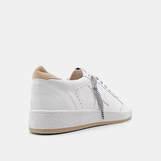 Paz Sand Suede Star Sneakers