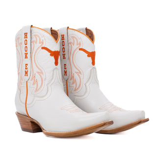 Texas Longhorns Ivory Western Boot