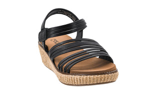 What About Now Black Sandal