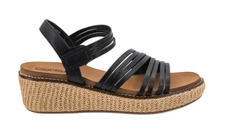 What About Now Black Sandal
