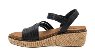 What About Now Black Sandal