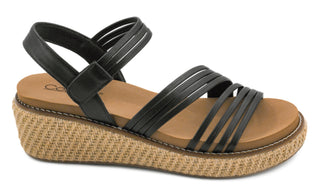 What About Now Black Sandal