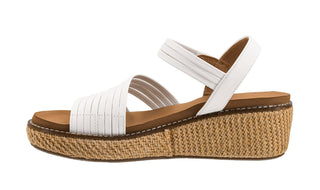 What About Now White Sandal