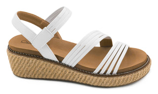 What About Now White Sandal
