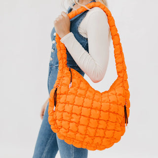 Orange Carmen Hobo Bag