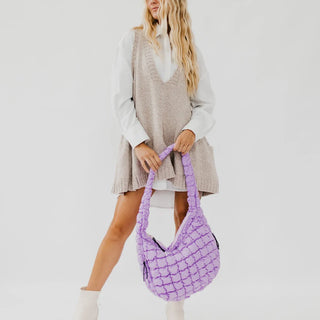 Lilac Carmen Hobo Bag