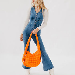 Orange Carmen Hobo Bag