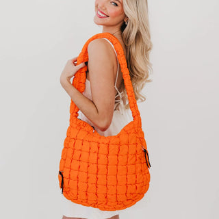 Orange Carmen Hobo Bag