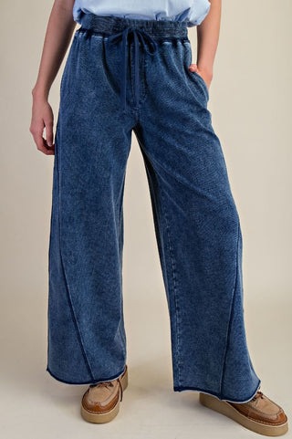 Washed Denim Weekend Pants