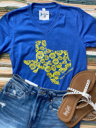 Yellow Rose of Texas Vneck