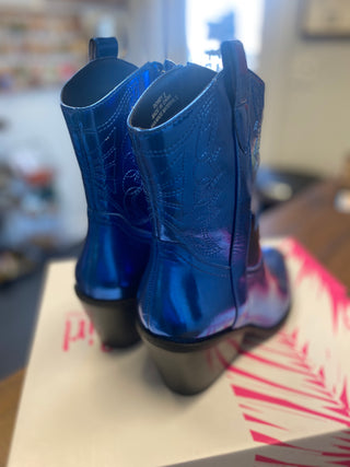 Electric Blue Rowdy Boot