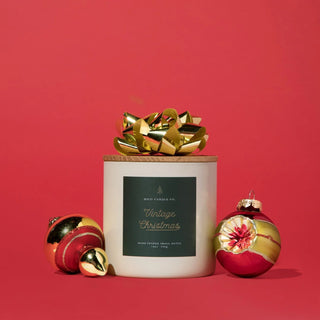Vintage Christmas Candle