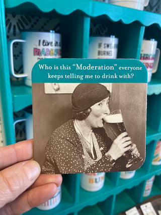 Moderation Coaster