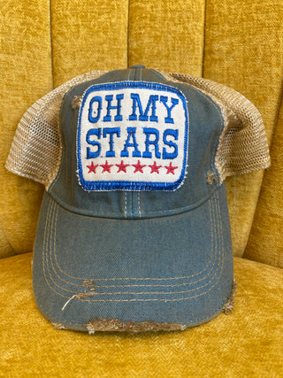 Oh My Stars Steel Blue Hat