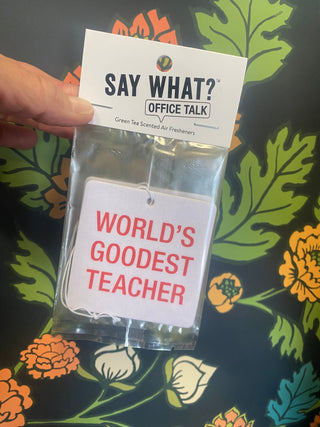 World's Goodest Teacher Air Freshener