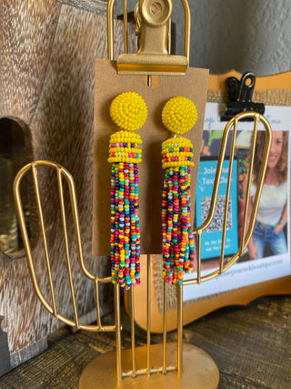 Tropical Breeze Tassel Earrings
