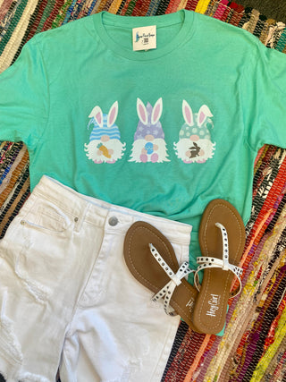 Easter Gnomes Mint Tee